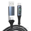 Originally 100w Led 10gbps Nylon Type-C Usb Cable